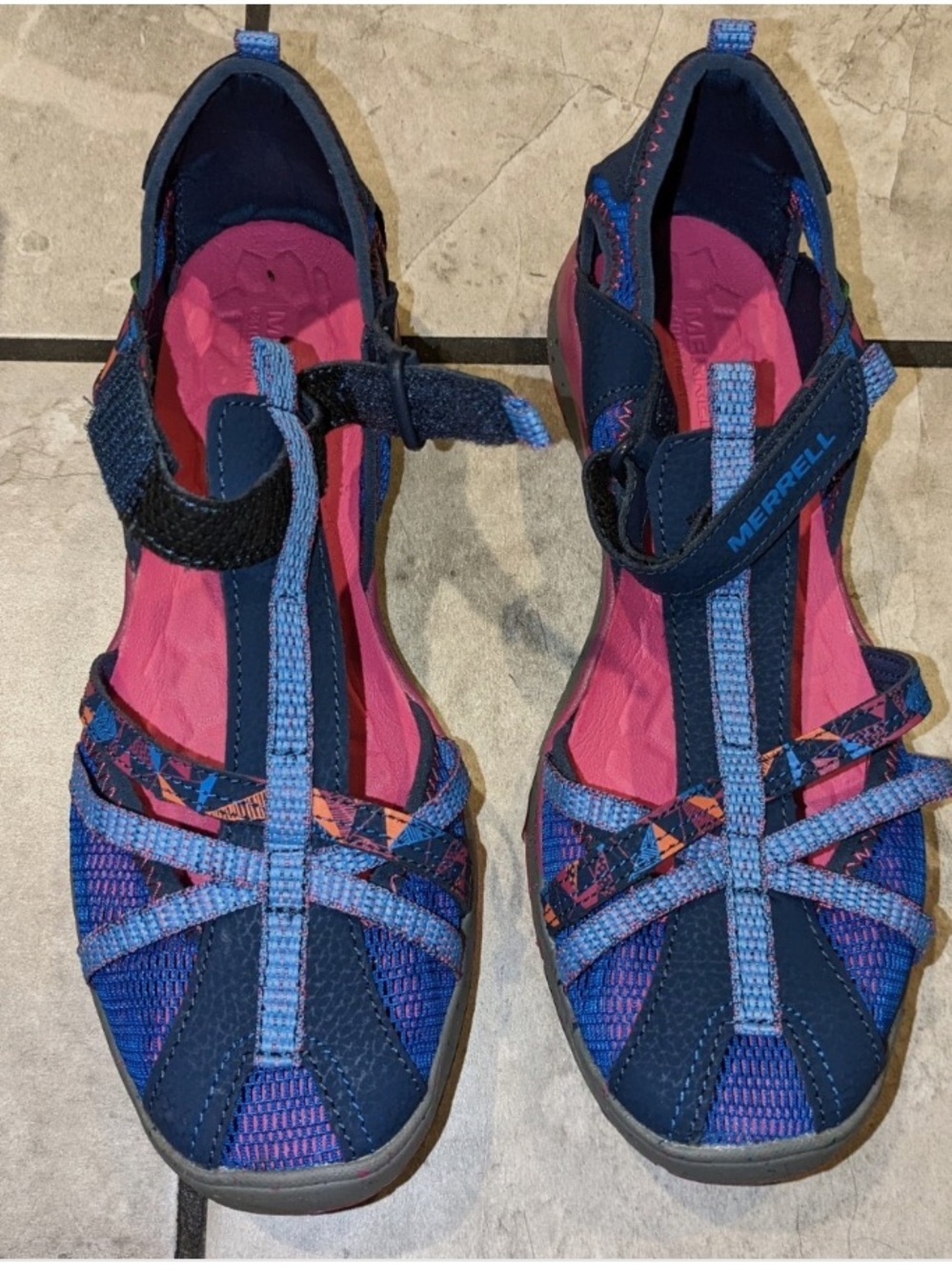 Merrell ML-G Hydro Monarch water sandals Girls 7